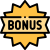 yellow bonus icon
