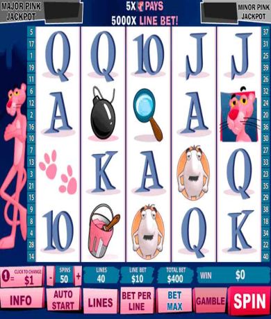 Play in Pink Panther Slot By Playtech - Review, Free Play in Demo Mode for free now | CasinoCanada.com