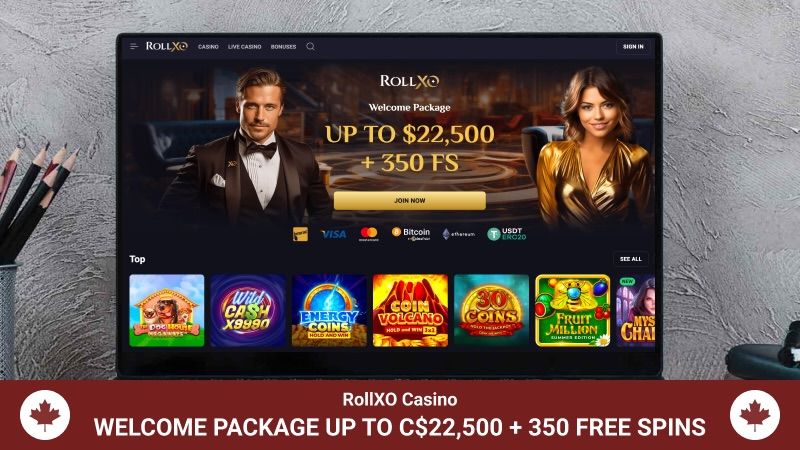 RollXO Casino main page