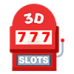 3d Slot machine icon