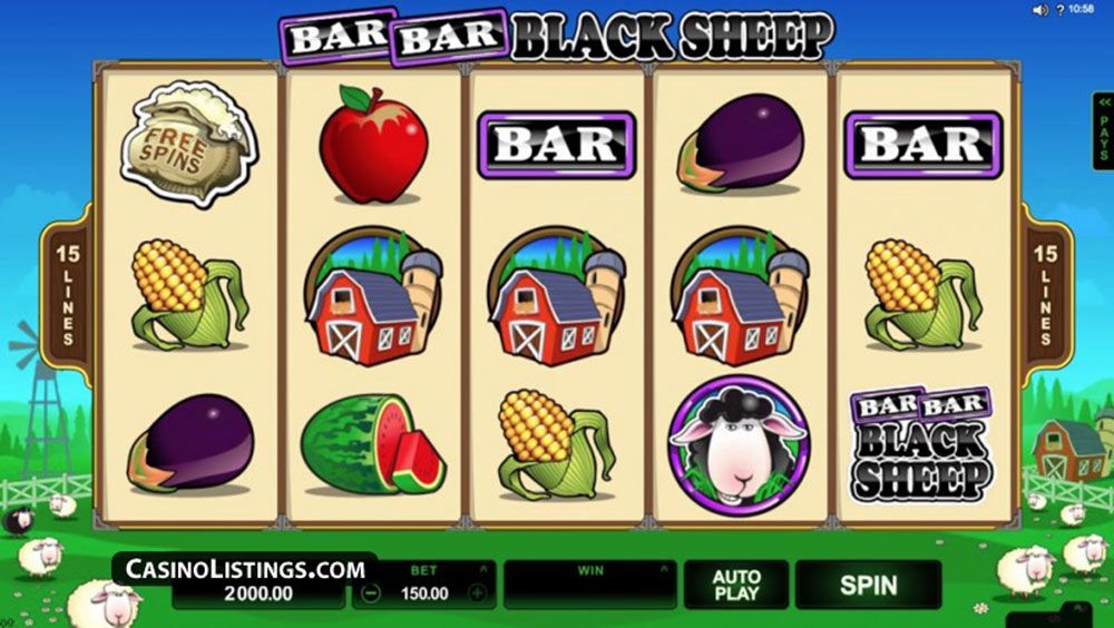 Bar bar black sheep de microgaming
