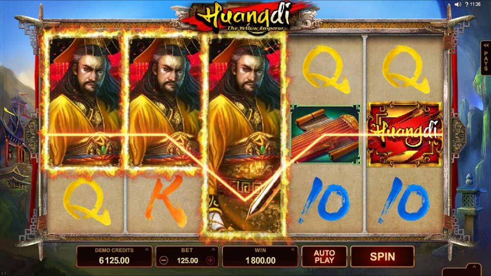 Huangdi the yellow emperor de microgaming