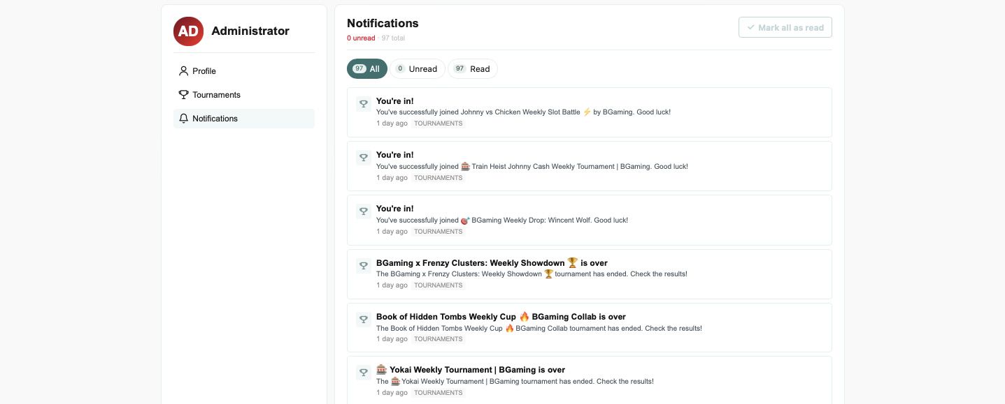 notification