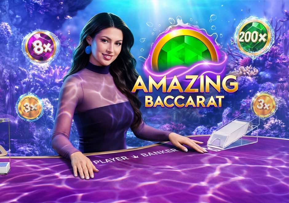 Amazing Baccarat, one of Kevin's Picks live games