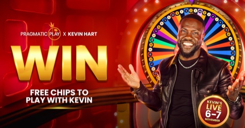 Kevin Hart and Pragmatic Play promotion with Free Chips