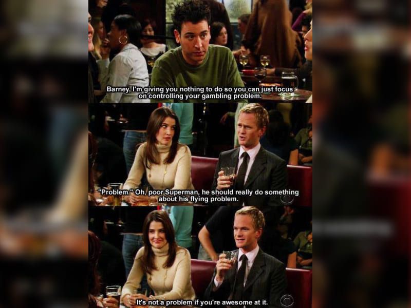 Barney Stinson from the How I Met Your Mother 