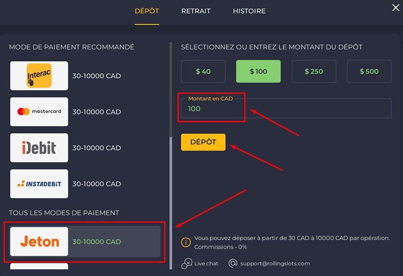 Choisissez votre méthode de paiement