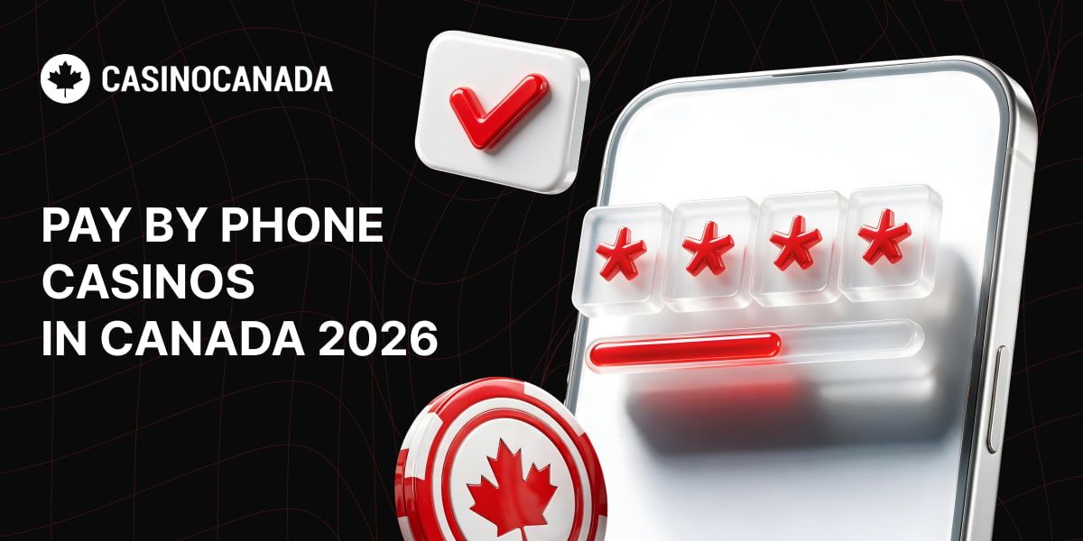 Pay by Phone Casino and CasinoCanada logotype