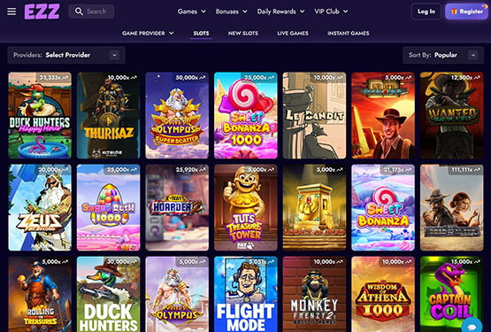 Ezz Casino - List of games