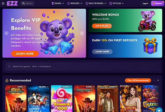 Ezz Casino - Main page