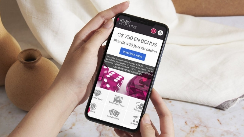 Ruby Fortune Casino sur mobile