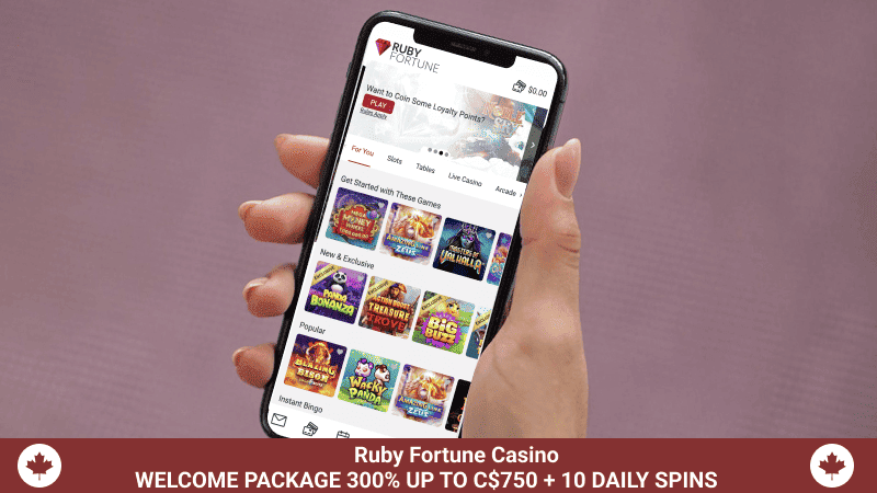 Banner Ruby Fortune casino