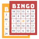 two bingo cards