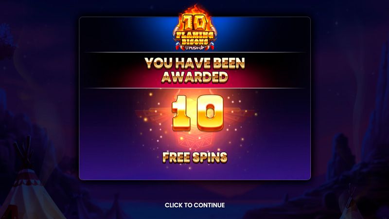 10 flaming bisons Tours Gratuits