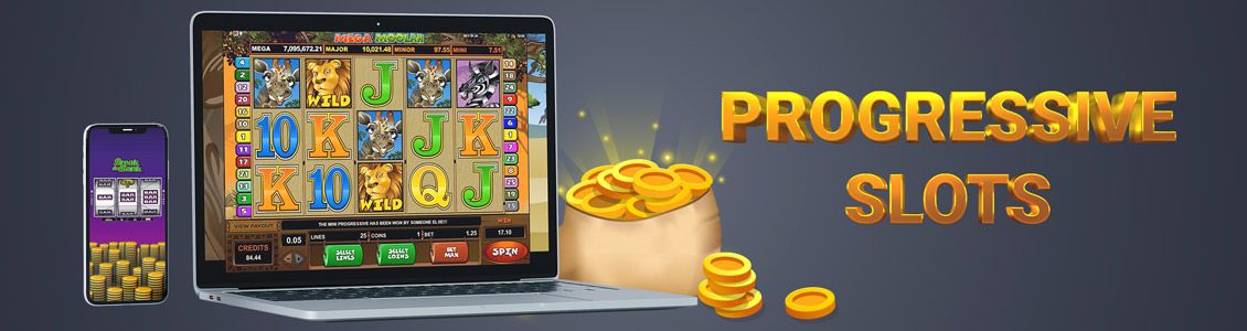 Progressive slot machine: Mega Moolah