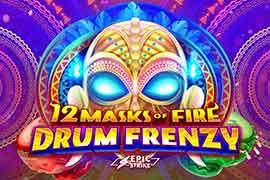 Logo de la machine à sous « 12 Masks of Fire Drum Frenzy »