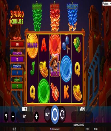 Play in 3 Fuego Chillies by Spinomenal – Review, Free Play in Demo Mode for free now | CasinoCanada.com