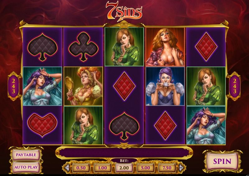 7sins slot theme