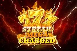 777 Streak : logo de la machine à sous « Megacharged »