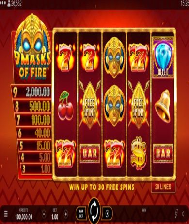 Play in 9 Masks of Fire Slot: Review and Play Online for free now | CasinoCanada.com