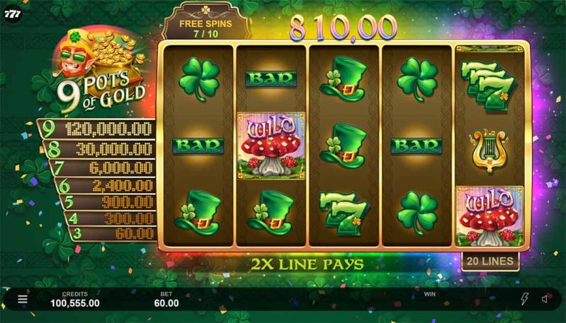 9 Pots of Gold - Tours gratuits