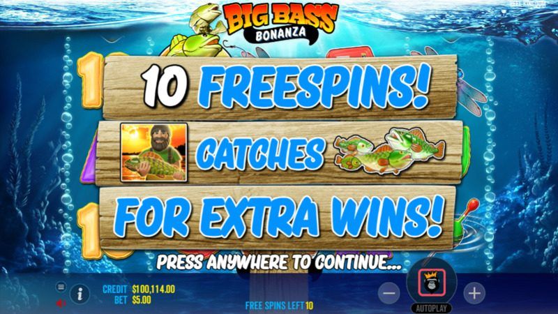 Big Bass Bonanza Slot free spins