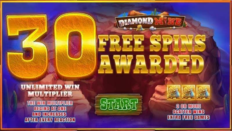 Diamond Mine Online Slot Free Spins