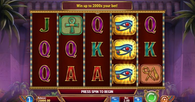 Play in Eye of Atum Slot Online from Play'n GO for free now | CasinoCanada.com