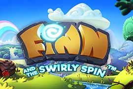 Finn and the Swirly Spin online slot logo
