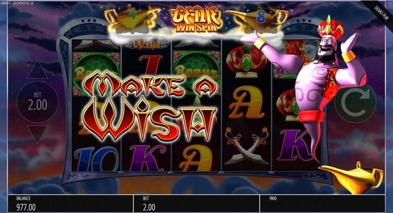 Genie Jackpots Bonus Feature