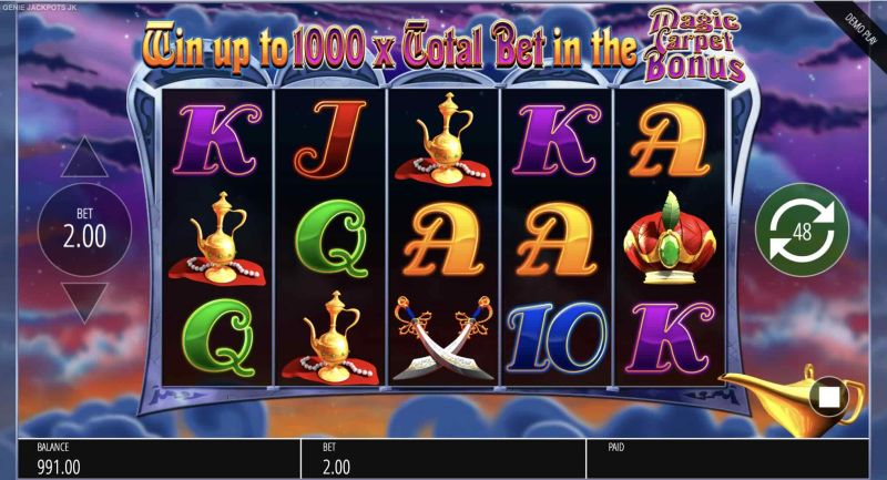 Genie Jackpots Gameplay