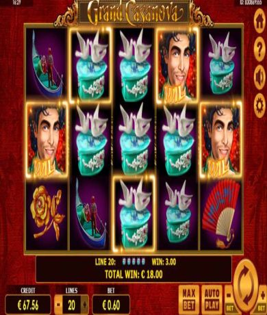 Play in Grand Casanova Slot: Review and Play Online for free now | CasinoCanada.com