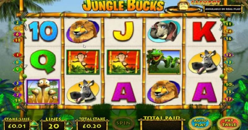Play in Jungle Bucks slot online from OpenBet for free now | CasinoCanada.com