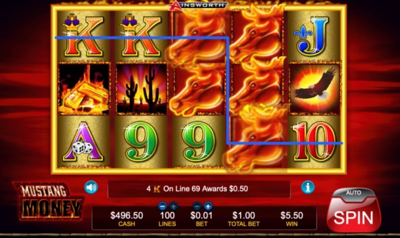 Mustang Money slot bonus