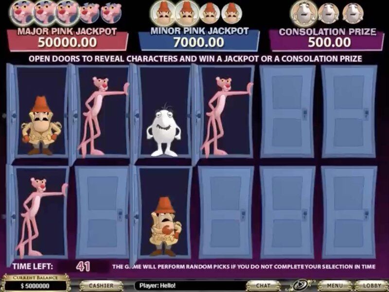 Pink Panther Jackpot Bonus Feature