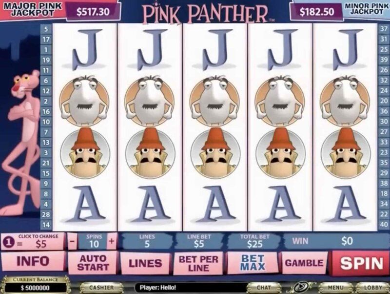 Pink Panther Slot Preview