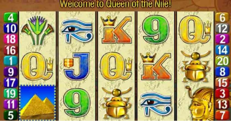 Play in Queen of the Nile slot online from Aristocrat for free now | CasinoCanada.com