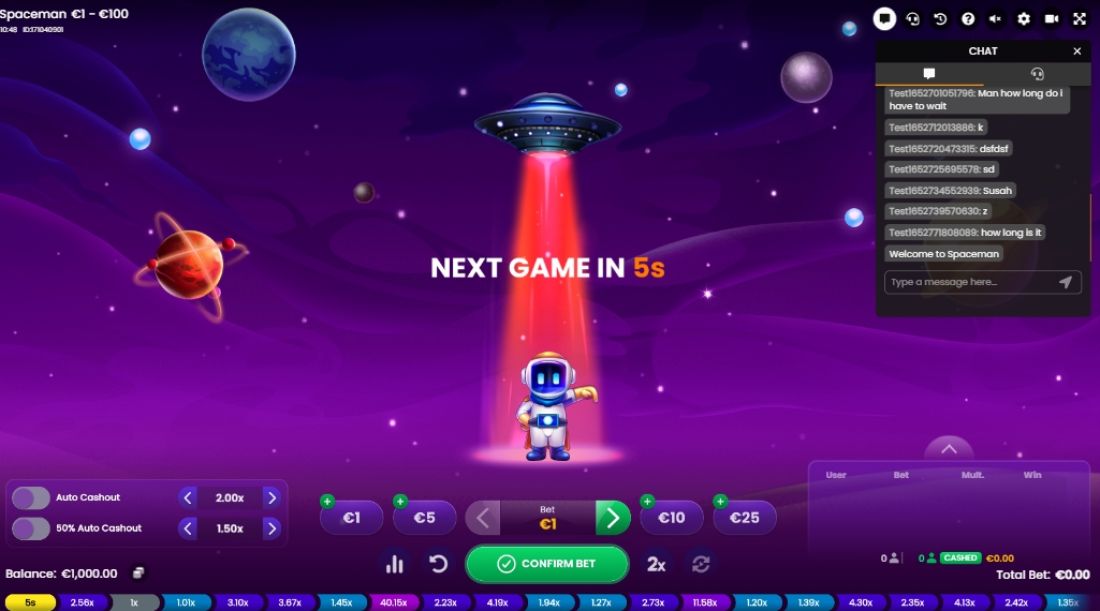 Spaceman game preview