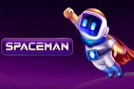 Spaceman slot logo