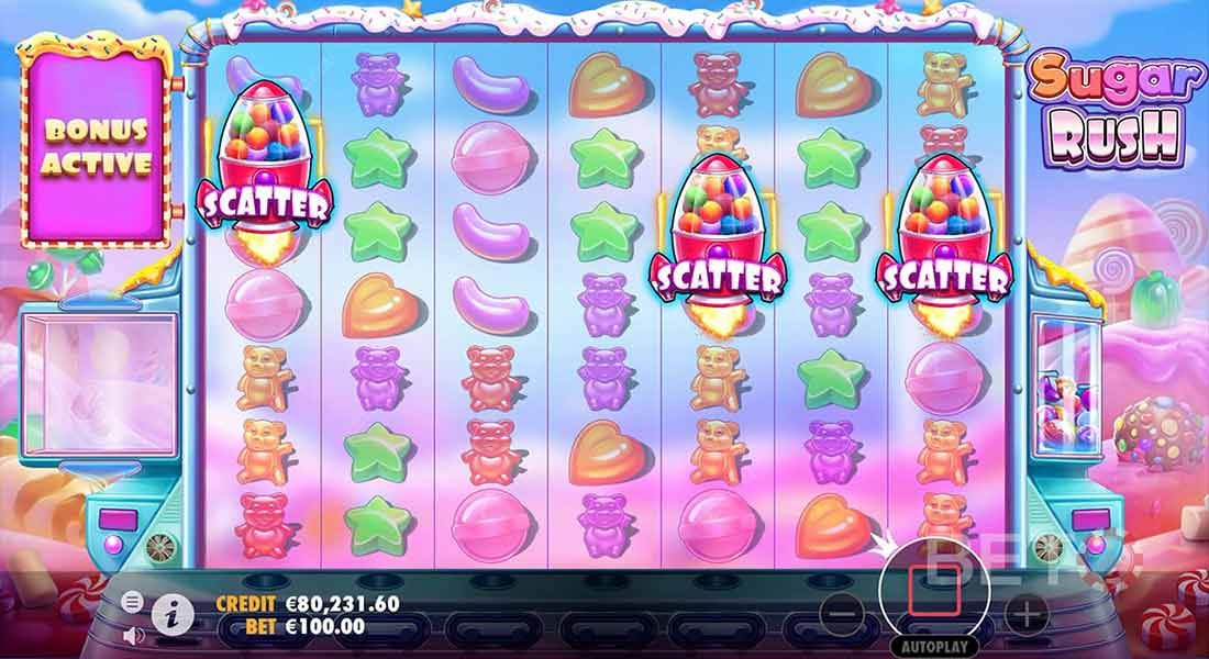 Sugar Rush 1000 Free Spin Mode 