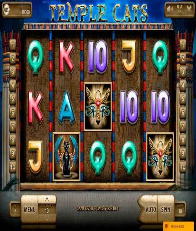 Play in Temple Cats By Endorphina - Review, Free Play in Demo Mode for free now | CasinoCanada.com