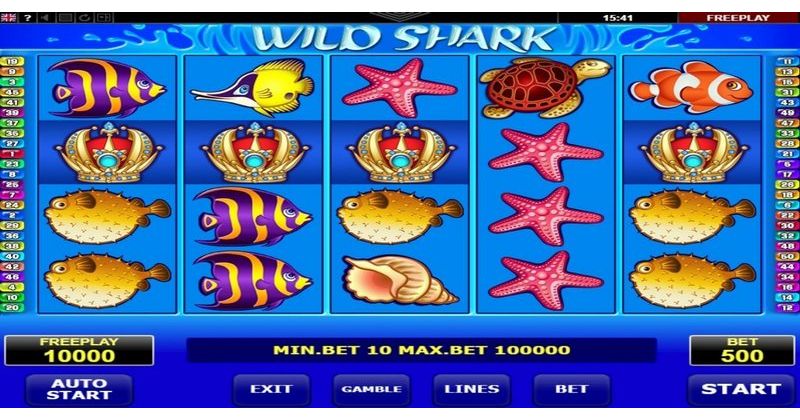 Play in Wild Shark Slot Online from Amatic for free now | CasinoCanada.com