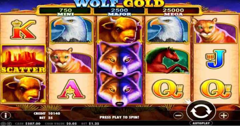 Play in Wolf Gold by Pragmatic Play for free now | CasinoCanada.com