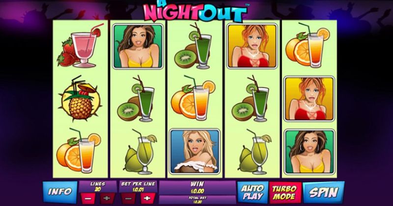 Play in A Night Out Slot Online From PlayTech for free now | CasinoCanada.com