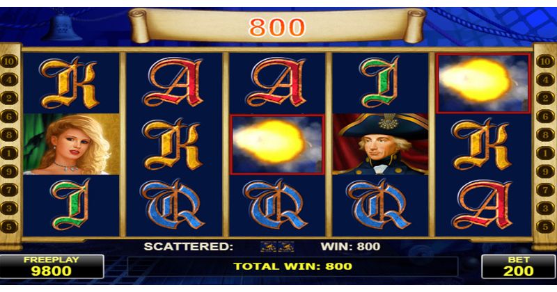 Play in Admiral Nelson Slot Online from Amatic for free now | CasinoCanada.com