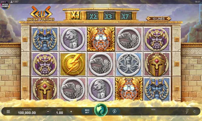 Ancient Fortunes: Zeus slot - main theme