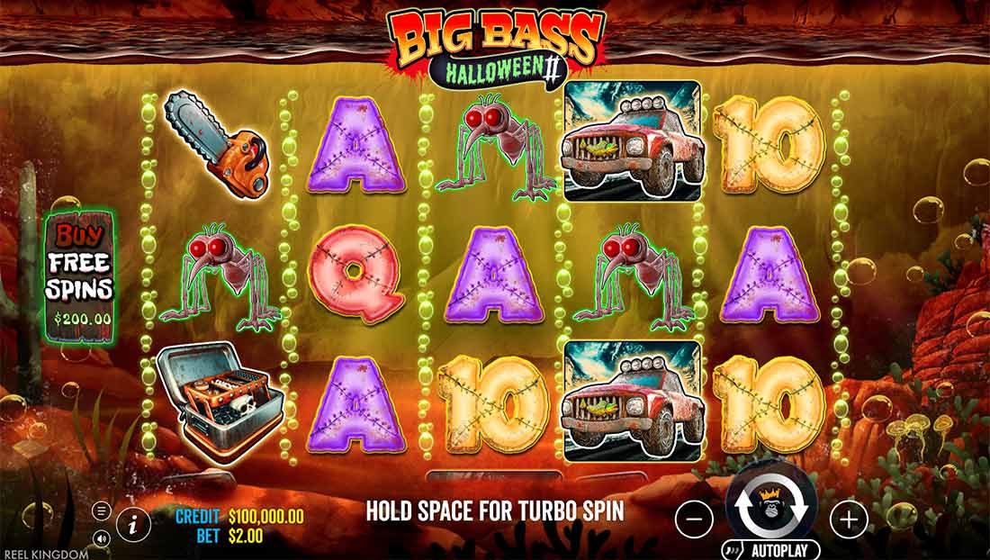 Big Bass Halloween 2 slot - main theme