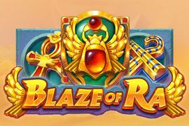Blaze of Ra slot logo