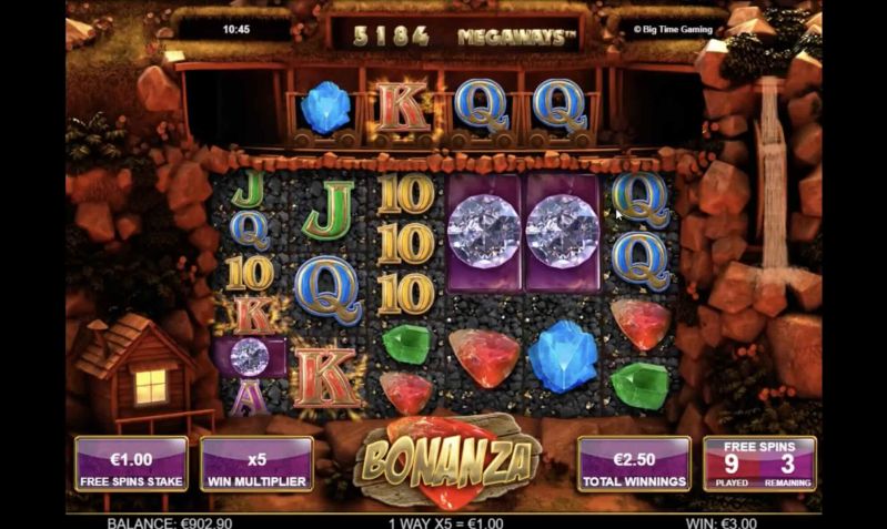 Bonanza Megaways Free Spin Mode 