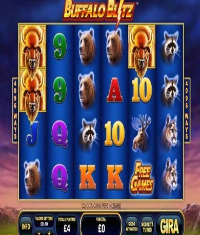 Play in Buffalo Blitz Slot By Playtech - Review, Free Play in Demo Mode for free now | CasinoCanada.com